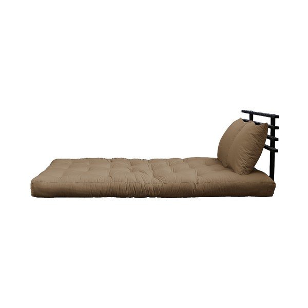 Shin Sano Black/Mocca barna kinyitható kanapé - Karup Design-image-1