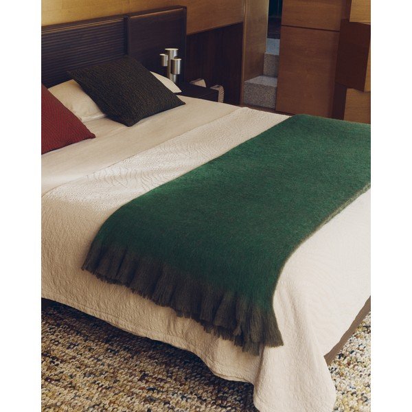 Elefántcsont színű jacquard ágytakaró 180x260 cm Zenti – Kave Home-image-4