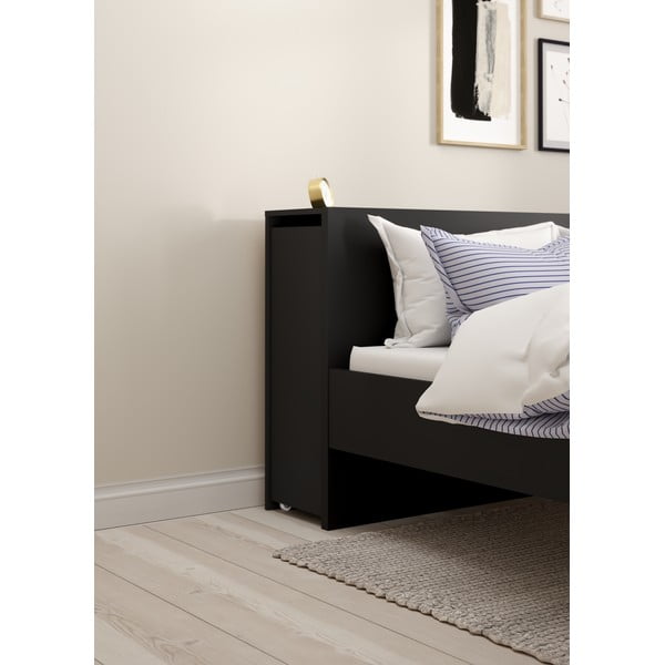 Fekete ágytámla 165x80 cm Naia – Tvilum-image-1