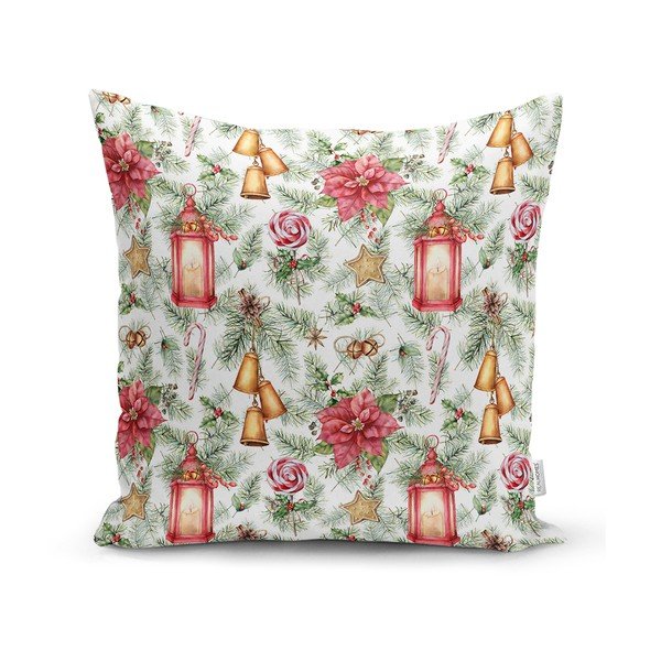 Párnahuzat karácsonyi mintával 43x43 cm Lantern – Mila Home