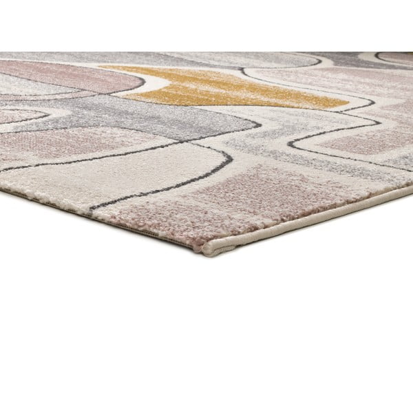 Sárga-krémszínű szőnyeg 135x190 cm Ashley – Universal-image-2