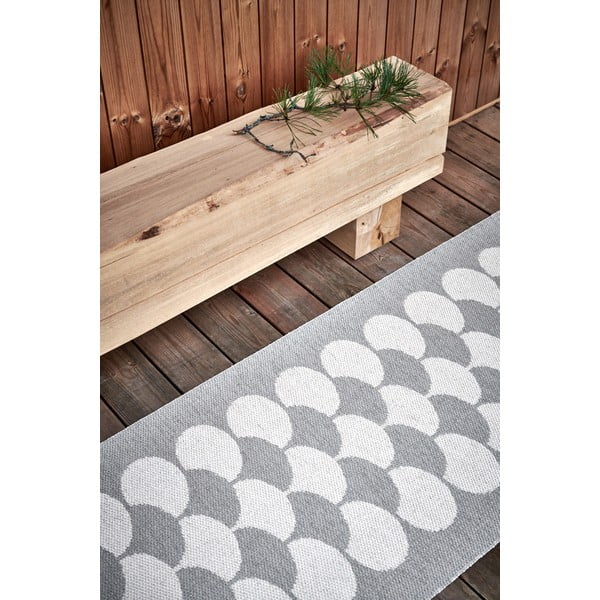 Krémszínű kültéri-beltéri futószőnyeg 70x150 cm Poppy Linen – Pappelina-image-1