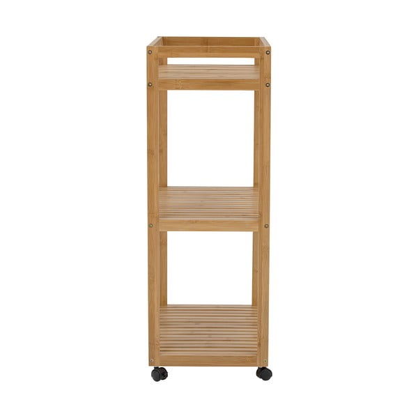 Bambusz gurulós polcos állvány 55x85 cm Aden - Bloomingville-image-2