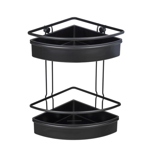 Molinella fekete sarok zuhanypolc, 30 x 22 cm - Wenko-image-3