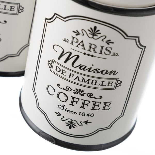 Kávétartó doboz szett 2 db-os Paris – Casa Selección-image-1