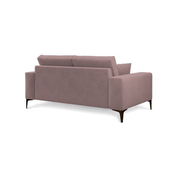 Lugano púderrózsaszín kétszemélyes kanapé - Cosmopolitan Design-image-3