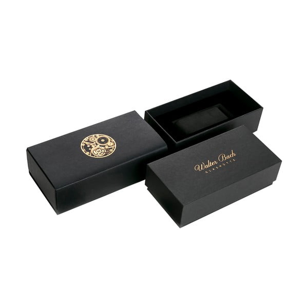 Style férfi karóra, ezüstszínű rozsdamentes acélszíjjal - Walter Bach-image-1