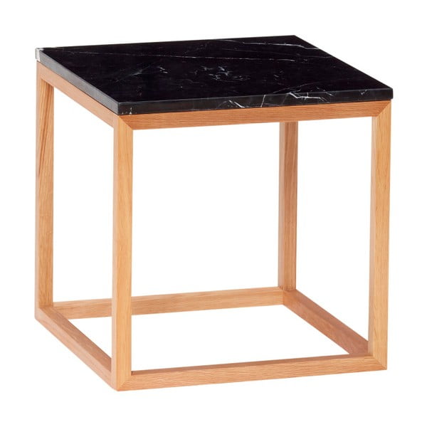 Gedda tölgyfa kisasztal fekete márvány asztallappal - Hübsch