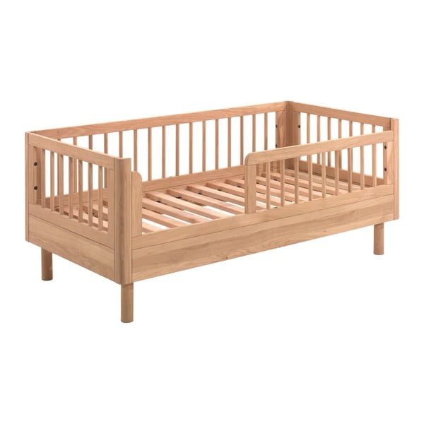 Natúr színű tölgyfa babaágy 70x140 cm Forrest – Vipack