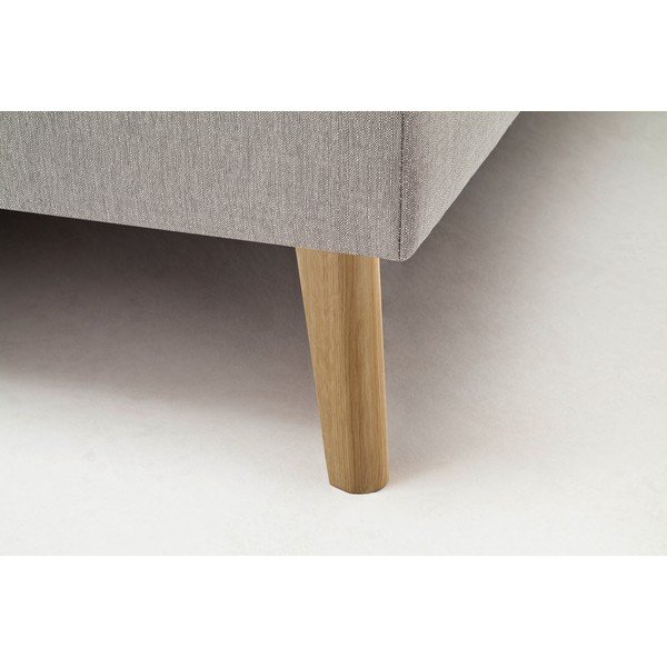 Világosszürke boxspring ágy 160x200 cm Greta – Meise Möbel-image-1