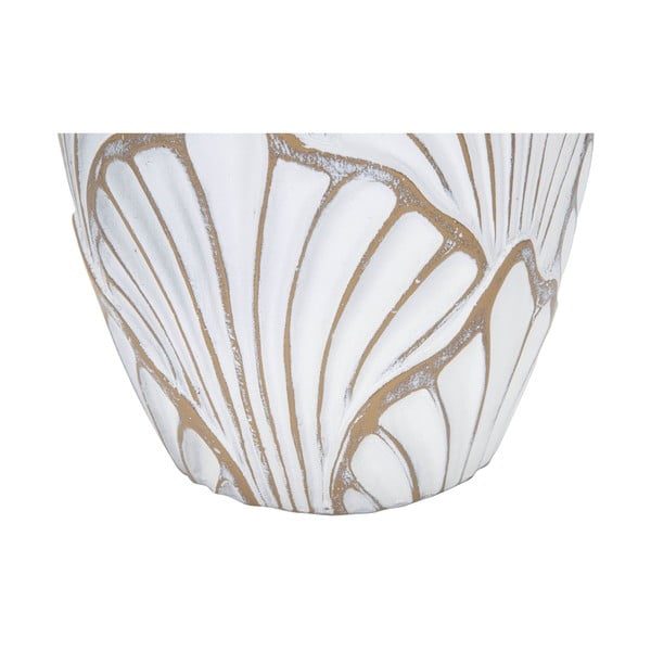 Fehér magas poligyanta váza 55 cm Panama – Mauro Ferretti-image-3