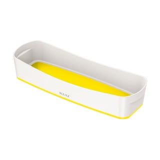 MyBox fehér-sárga asztali rendszerező, hossz 31 cm MyBox - Leitz