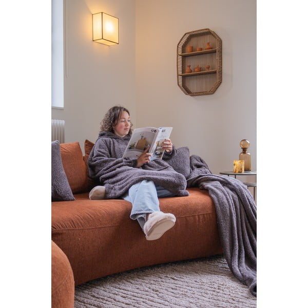 Mikroplüss díszpárna 45x45 cm Cocoon – Tiseco Home Studio-image-1