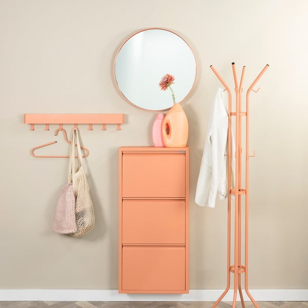 Lazacszínű fém fali fogas polccal 72 cm Dax Play – Spinder Design-image-1