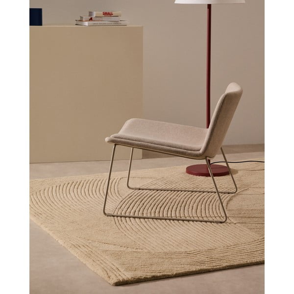 Bézs fotel Zahara – Kave Home-image-1