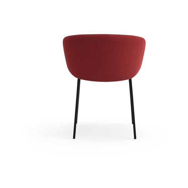 Borvörös kárpitozott étkezőfotel Add – Teulat-image-4