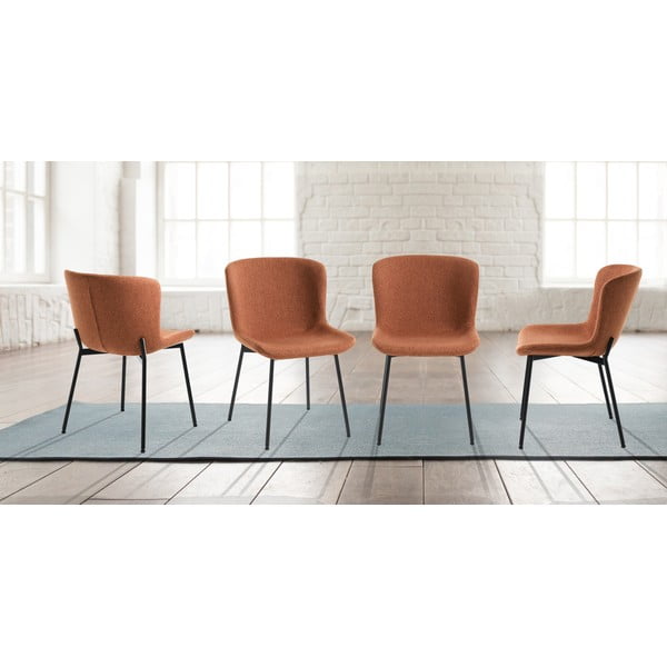 Narancssárga étkezőszék szett 2 db-os Snug – Tomasucci-image-2