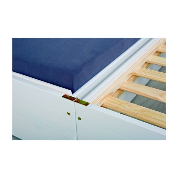 Triple fehér kinyitható egyszemélyes ágy - Evergreen House-image-1