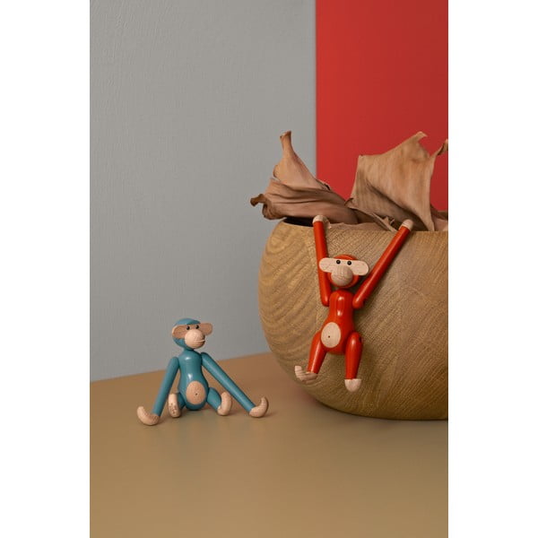 Tömörfa szobor (magasság 9,5 cm) Monkey Mini – Kay Bojesen Denmark-image-2