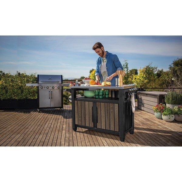 Kerti bárasztal 134x52 cm Deco – Keter-image-4