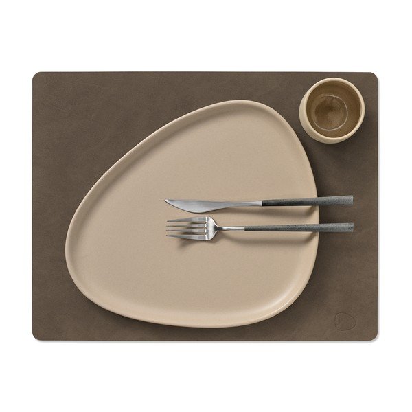 Öko bőr tányéralátét 35x45 cm Square L Nupo – LIND DNA-image-2