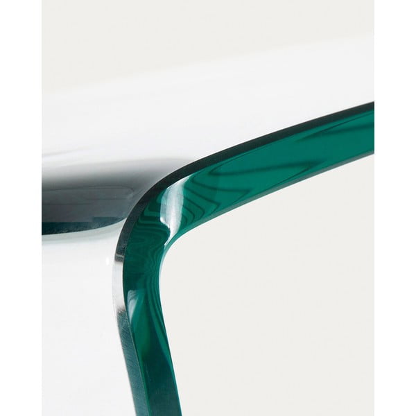 Üveg tárolóasztal 60x60 cm Burano – Kave Home-image-2