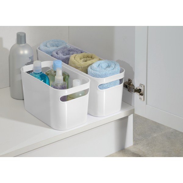 Una White fehér tárolókosár, 40x15 cm - iDesign-image-1