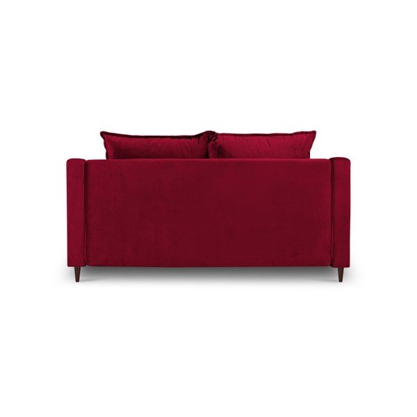 Freesia piros bársony kanapé, 150 cm - Mazzini Sofas-image-3