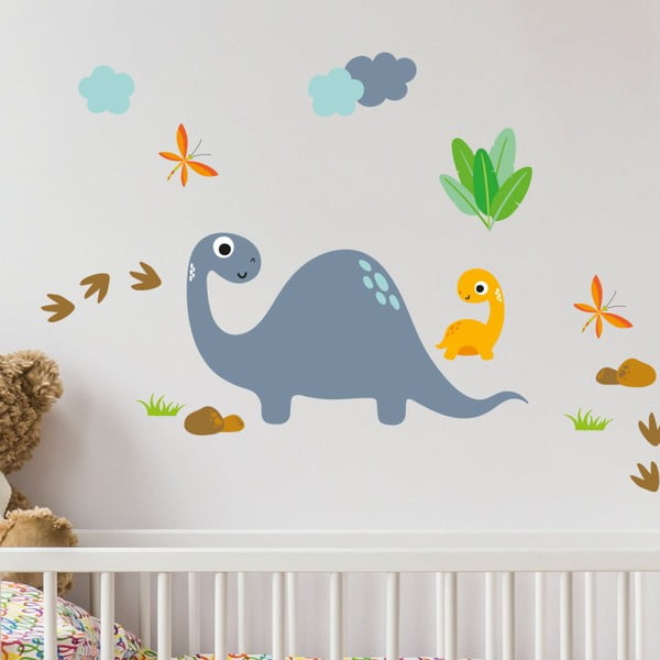 Cute Dinosaurus Stickers gyerek falmatrica - Ambiance-image-1