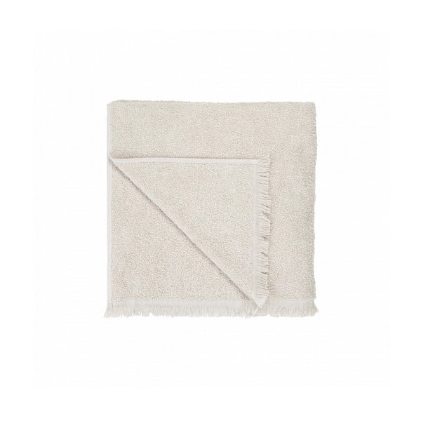 Krémszínű pamut fürdőlepedő 70x140 cm FRINO – Blomus