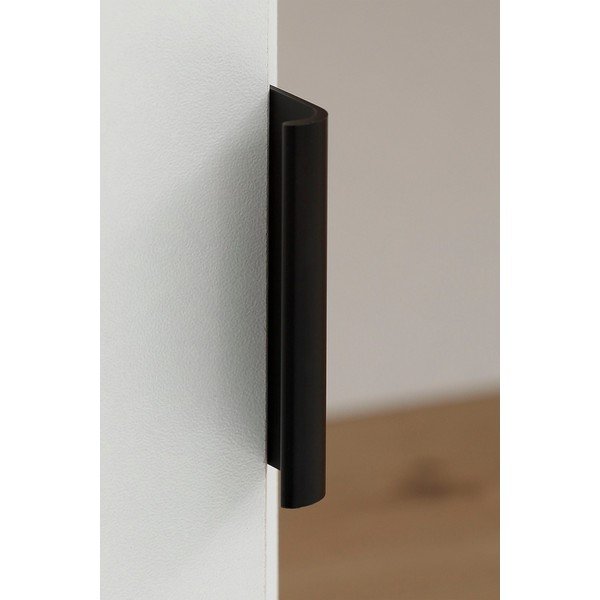 Legro tölgyfa dekor polc fehér kissekrénnyel - Støraa-image-2