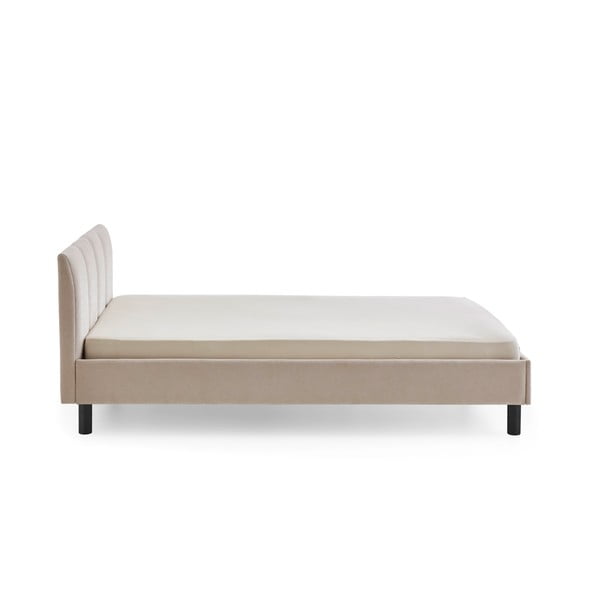 Bézs kárpitozott egyszemélyes ágy ágyrács nélkül 120x200 cm Joker – Meise Möbel-image-2