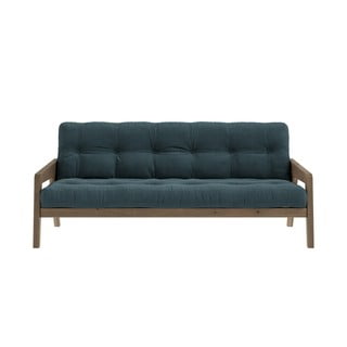 Kék kordbársony kinyitható kanapé 204 cm Grab - Karup Design