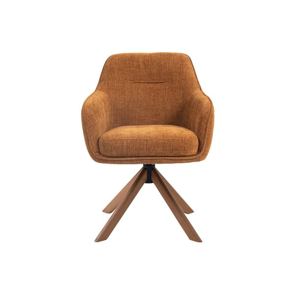 Narancssárga kárpitozott étkezőfotel szett 2 db-os Avola – Unique Furniture-image-1