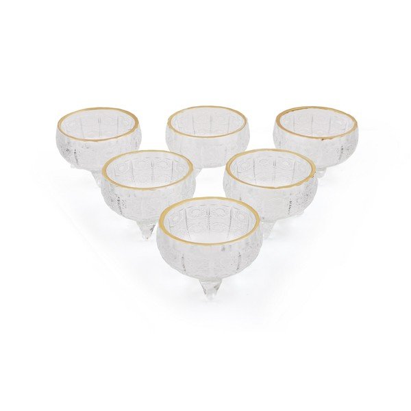 Üveg tálka szett 6 db-os 175 ml – Hermia