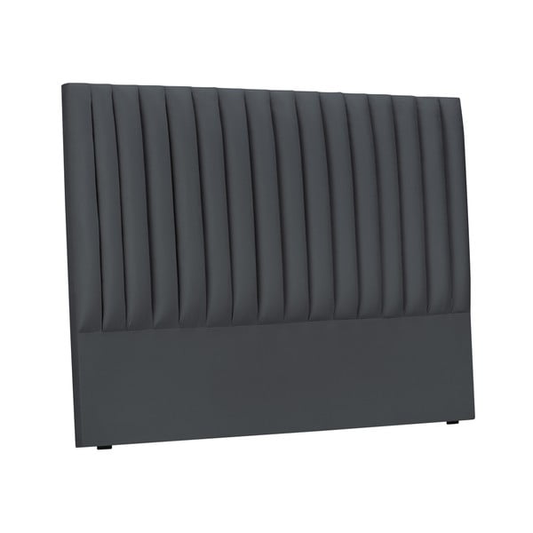 Antracitszürke kárpitozott ágytámla 160x120 cm NJ - Cosmopolitan Design-image-2