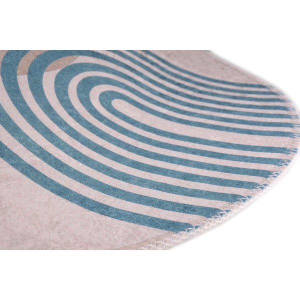 Kék-szürke kerek szőnyeg ø 80 cm - Vitaus-image-2