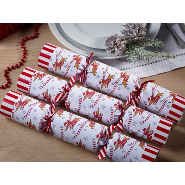 Karácsonyi cracker szett 6 db-os Racing Sausage Dog – Robin Reed-image-1