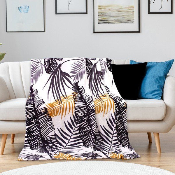 Jungle Fern mikroszálas takaró, 150 x 200 cm - DecoKing-image-1