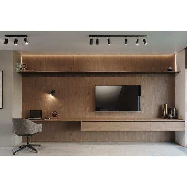 Fekete fém spotlámpa ø 6 cm Etna – Sollux-image-2