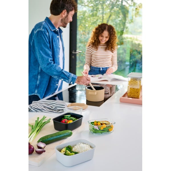 Élelmiszertartó doboz szett 3 db-os Nordic white – Mepal-image-4