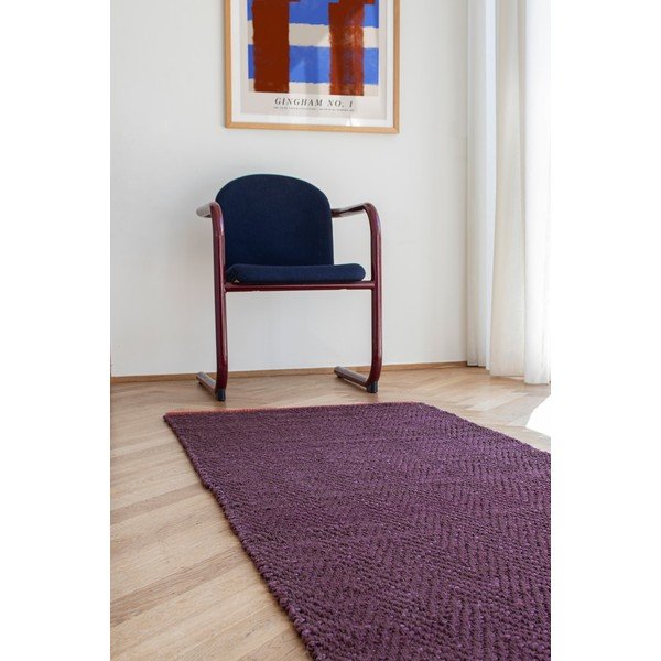 Borvörös juta futószőnyeg 70x150 cm Notes – Mette Ditmer Denmark-image-1