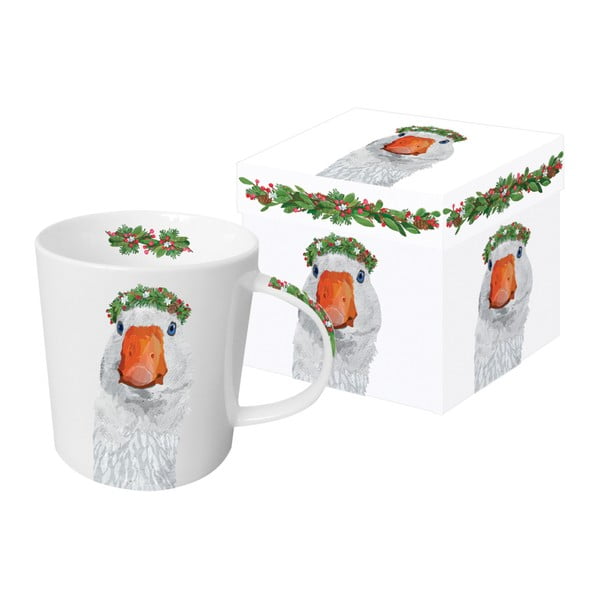 Glacier Goose porcelán bögre karácsonyi motívummal, díszdobozban, 350 ml - PPD