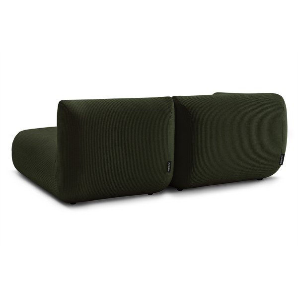 Zöld kordbársony sarokkanapé (jobb oldali) Lecomte – Bobochic Paris-image-4