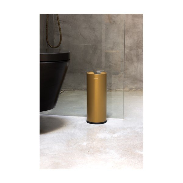 Aranyszínű acél WC-papír tartó állvány ReNew – Brabantia-image-3