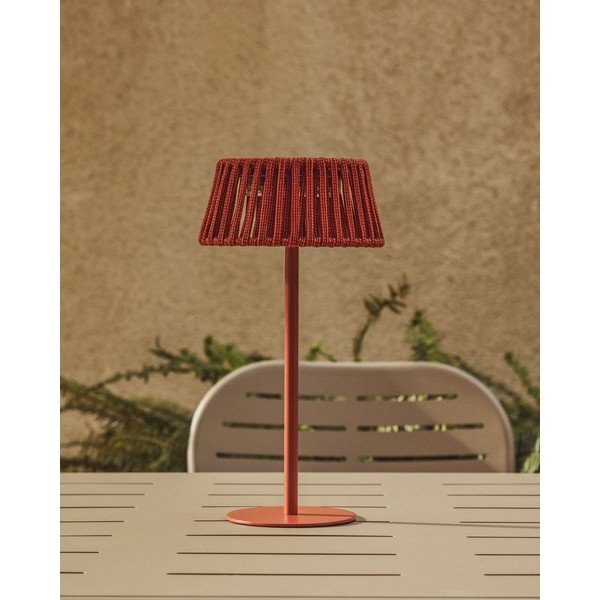 Napelemes LED asztali-hordozható kültéri lámpa (magasság 30 cm) Aldet – Kave Home-image-1