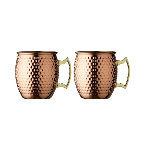 Rézszínű acél bögre szett 2 db-os 400 ml Moscow Mule – Lyngby Glas-image-3