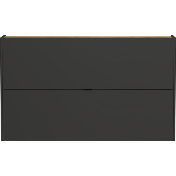 Antracitszürke billenő ajtós cipőtartó Ameca – Germania-image-1