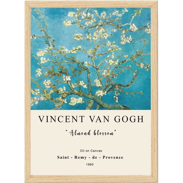 Keretezett poszter 35x45 cm Vincent Van Gogh – Wallity