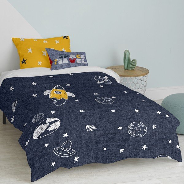 Egyszemélyes pamut gyerek ágyneműhuzat 140x200 cm Starspace – Mr. Fox-image-2
